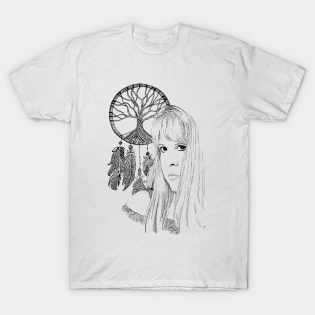 Stevie dreams Zentangle T-Shirt by Accabella